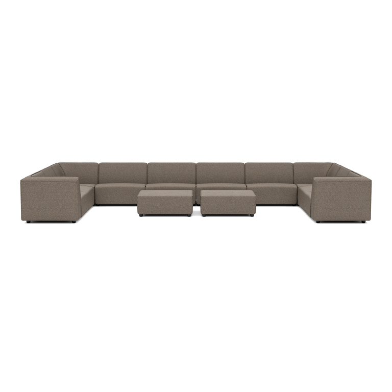 CHILL LOUNGESET U-XL + 2 OTTOMAN