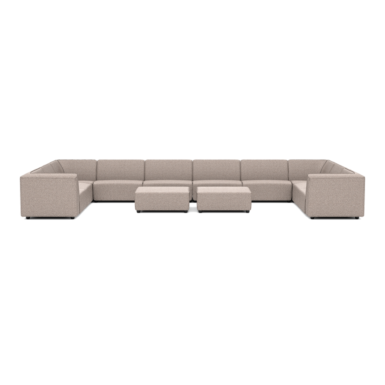 CHILL LOUNGESET U-XL + 2 OTTOMAN
