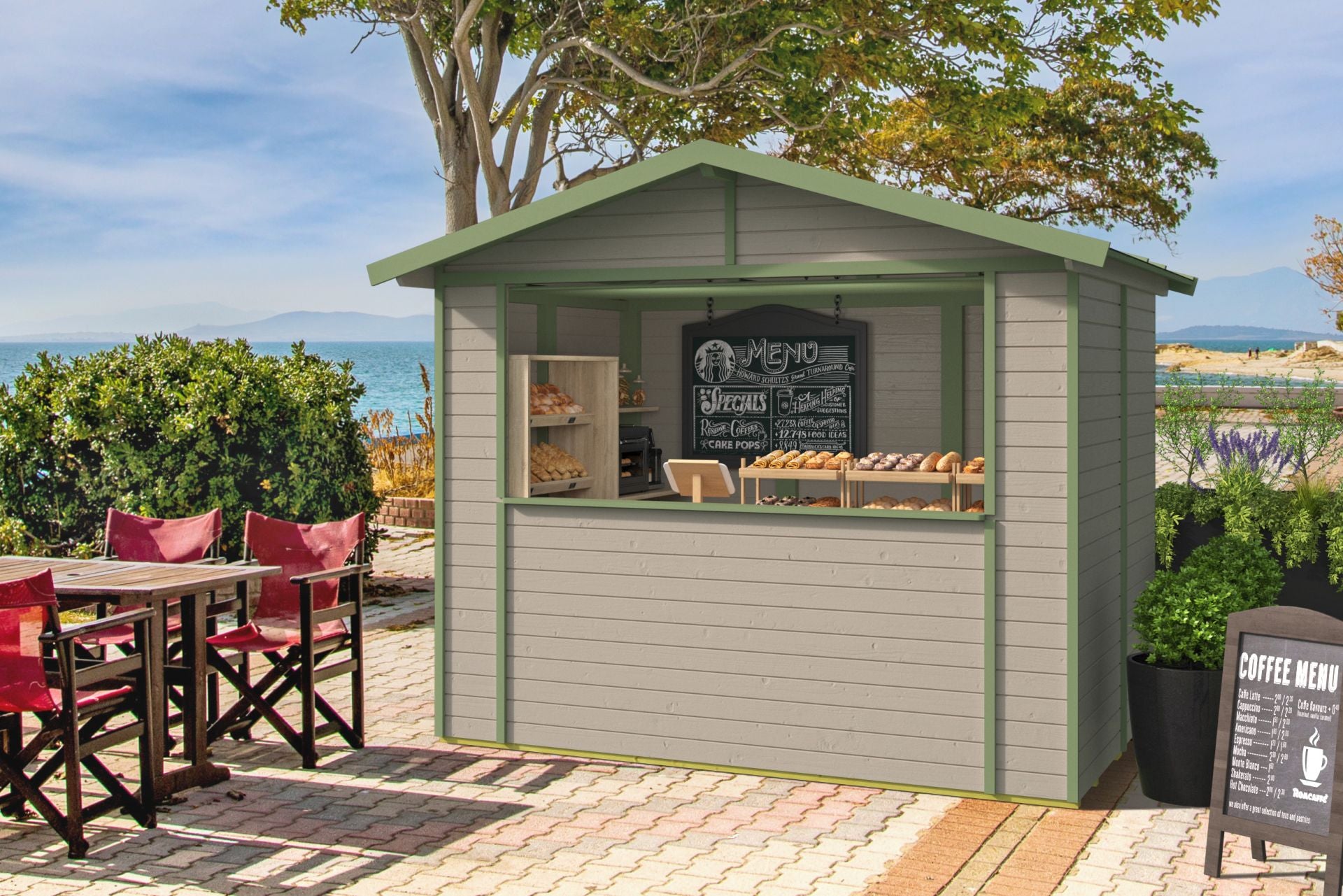 Mika Outdoor Kiosk kit 3/4