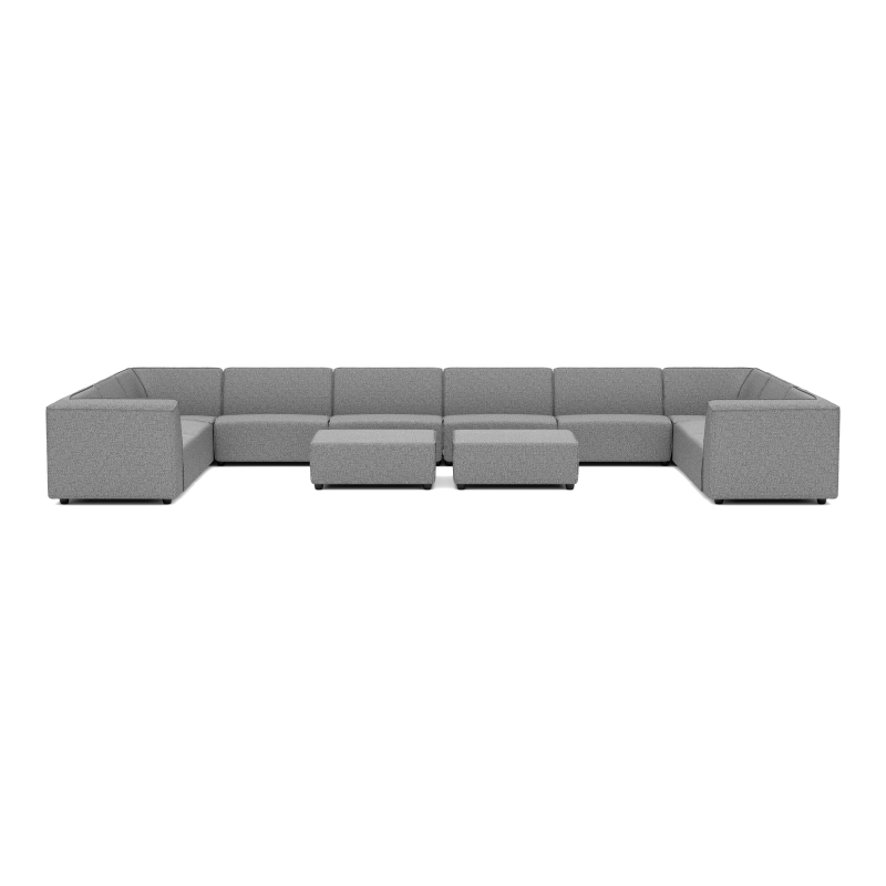 CHILL LOUNGESET U-XL + 2 OTTOMAN