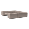 CHILL LOUNGESET U-SEATER + OTTOMAN