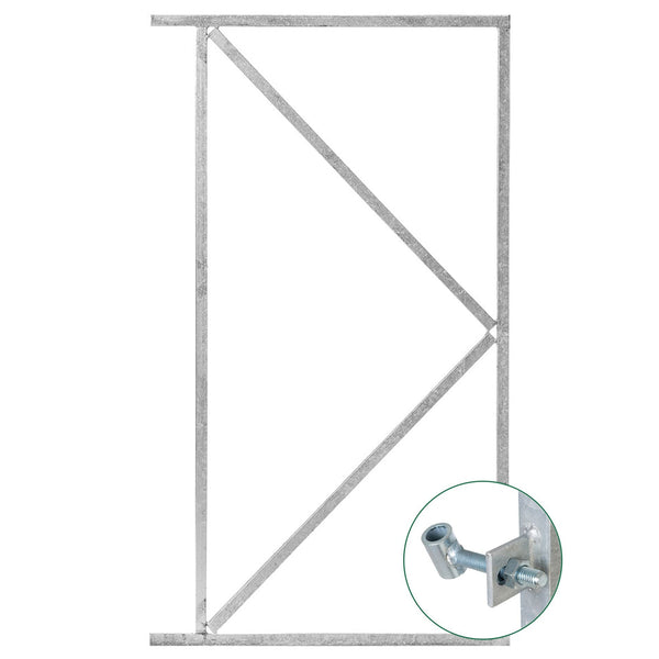 Backyard Galvanized Door Frame Kit  (52" X 61")