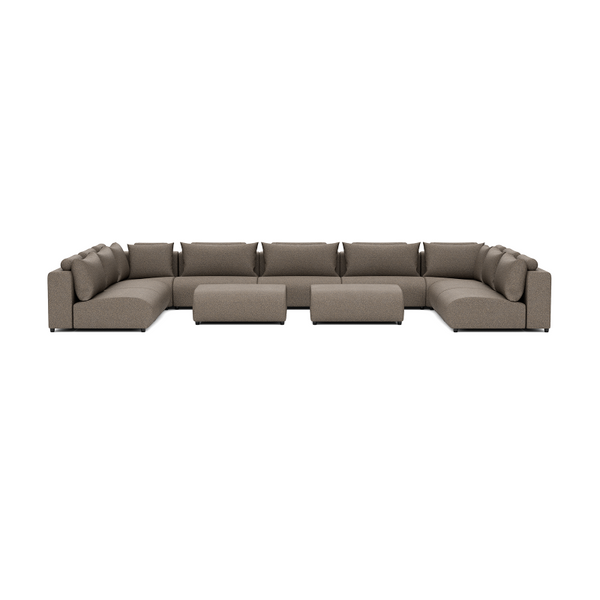 LUXURY LOUNGE SET U-SOFA 340 x 570 x 340  (11',2" x 18',7" x 11',2")