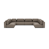 LUXURY LOUNGE SET U-SOFA 340 x 460 x 340  (11',2" x 15',1" x 11',2")