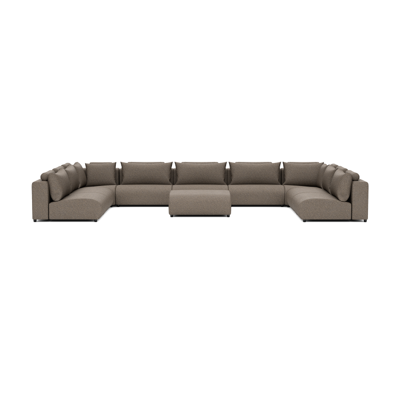 LUXURY LOUNGE SET U-SOFA 340 x 570 x 340  (11',2