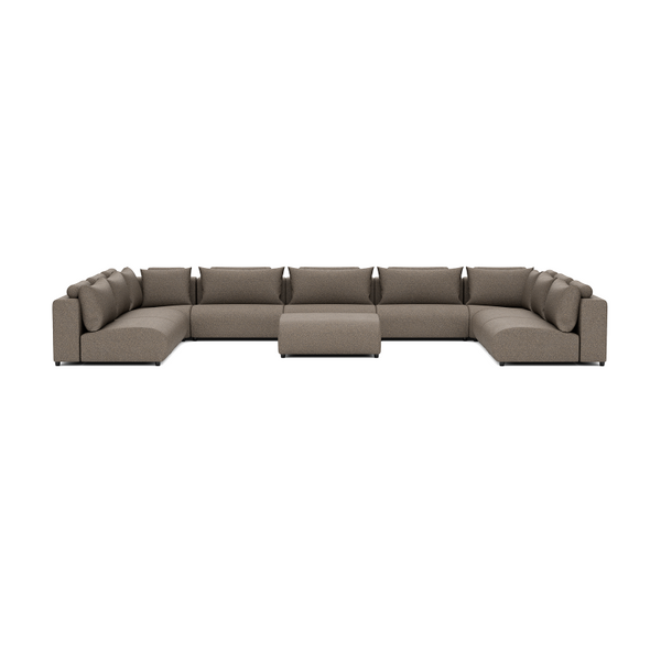 LUXURY LOUNGE SET U-SOFA 340 x 570 x 340  (11',2" x 18',7" x 11',2")