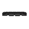 LUXURY LOUNGE SET U-SOFA 230 x 570 x 230  (7',6" x 18',7" x 7',6")