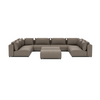 LUXURY LOUNGE SET U-SOFA 340 x 460 x 340  (11',2" x 15',1" x 11',2")