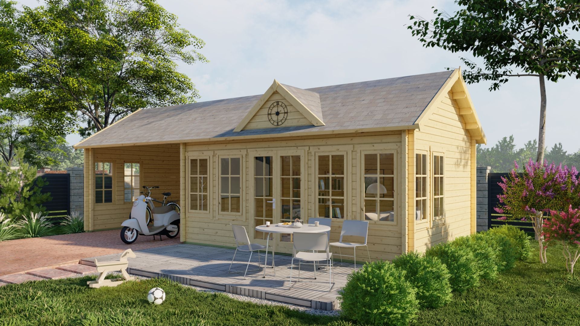 Big Ben - Cottage Bunkie / Log Cabin with canopy