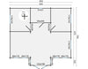 Mullingar 70MM  Log Cabin Cottage Prefab Affordable House 28' x 26' (728 SQ FT)