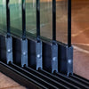 Black Complete Glass Sliding Wall Set 490cm (16'.1")