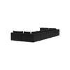 LUXURY LOUNGE SET U-SOFA 230 x 570 x 230  (7',6" x 18',7" x 7',6")
