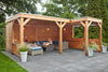 Mykonos Diy Flat Roof Pavilion kit (20' x 17')