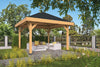 Lindos Diy Pyramid Hip Roof Gazebo (14' x 14')
