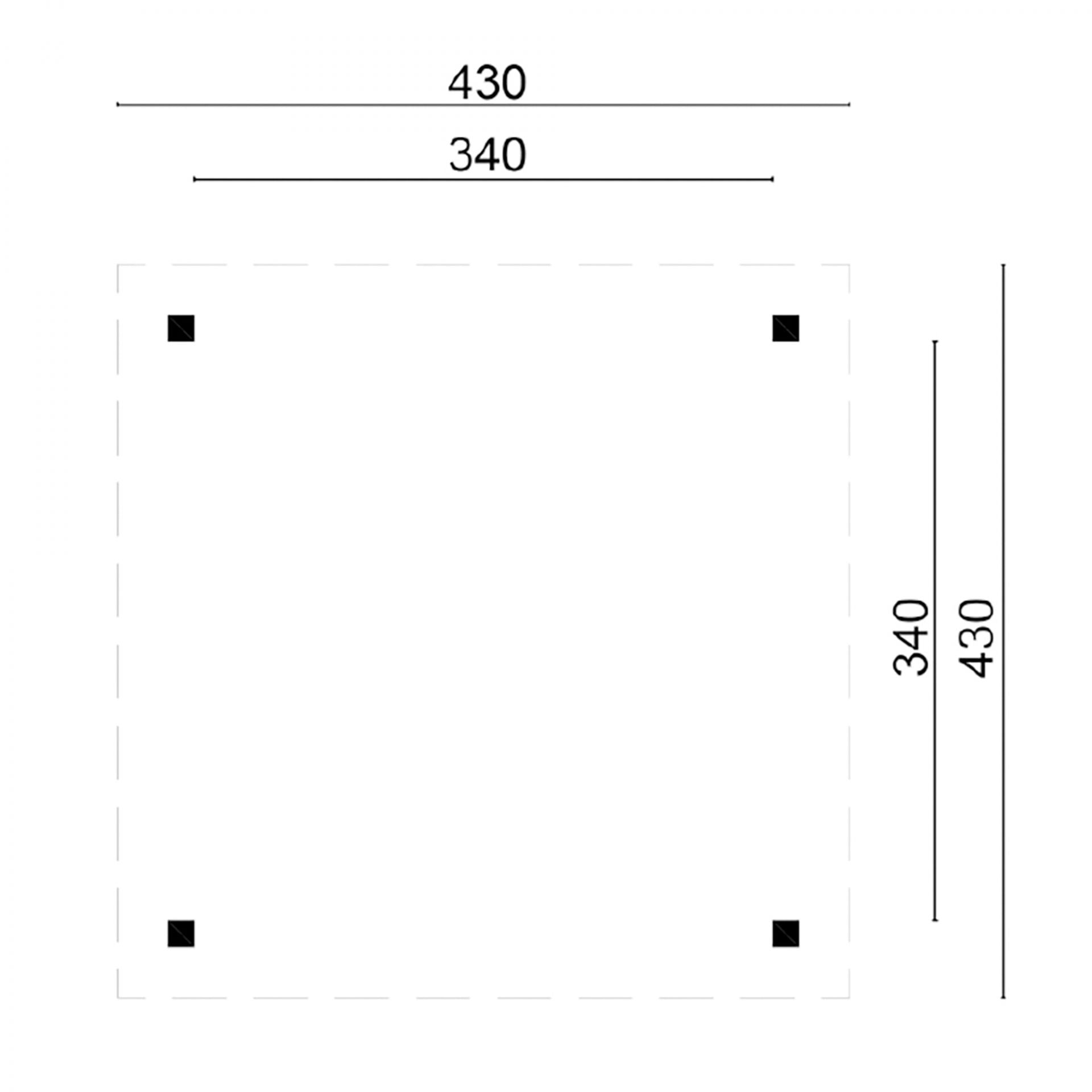 Lindos Diy Pyramid Hip Roof Gazebo (14' x 14')