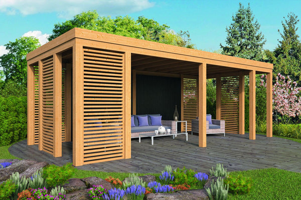 Miami louvers wall module (W 39" x H 92")