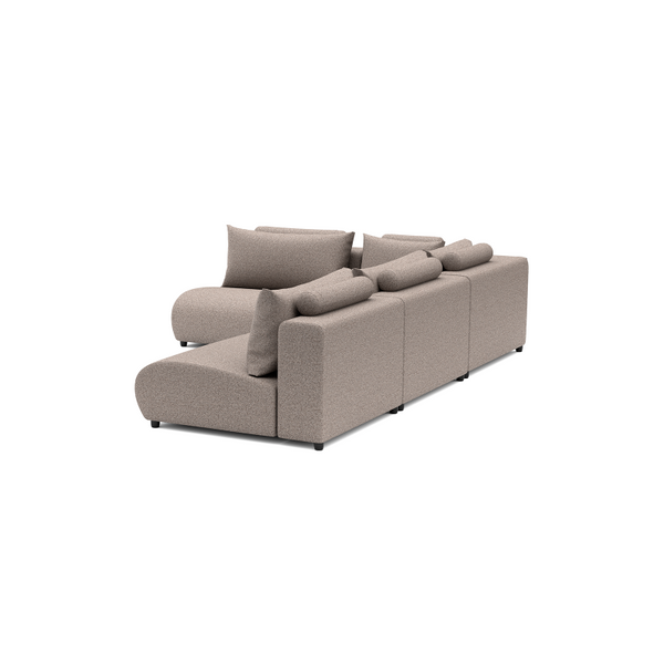 LUXURY LOUNGE SET LEFT CORNER 230 x 340 (LINKS) 7',5" x 11',2"