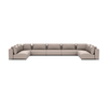 LUXURY LOUNGE SET U-SOFA 340 x 570 x 340  (11',2" x 18',7" x 11',2")