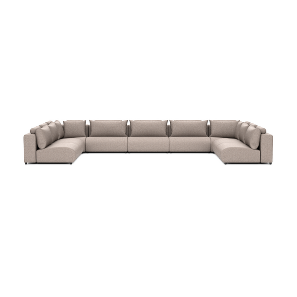 LUXURY LOUNGE SET U-SOFA 340 x 570 x 340  (11',2" x 18',7" x 11',2")