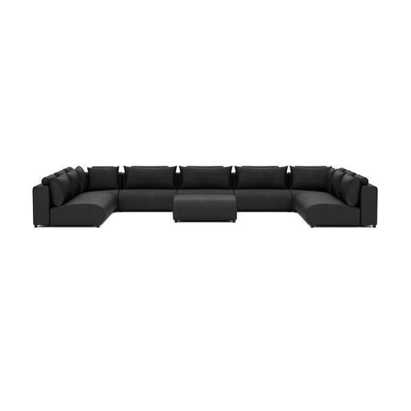 LUXURY LOUNGE SET U-SOFA 340 x 570 x 340  (11',2" x 18',7" x 11',2")