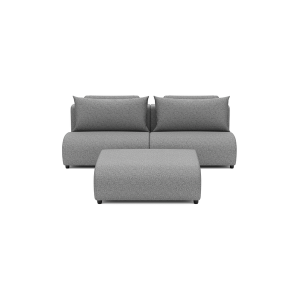 LUXURY LOUNGE SET STRAIGHT 220 (7',2") + OTTOMAN