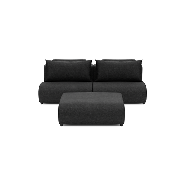 LUXURY LOUNGE SET STRAIGHT 220 (7',2") + OTTOMAN