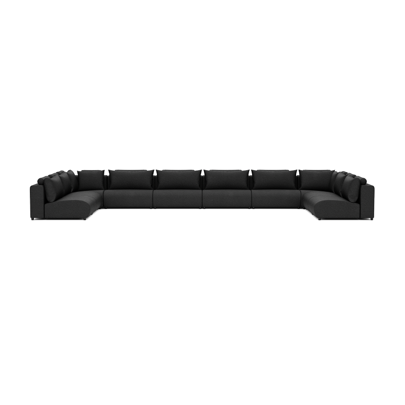 LUXURY LOUNGE SET U-SOFA 340 x 680 x 340 (11',2