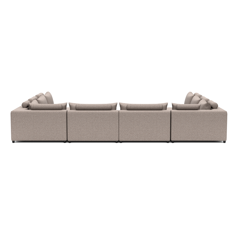 LUXURY LOUNGE SET U-SOFA 340 x 460 x 340  (11',2