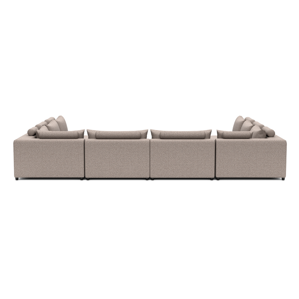 LUXURY LOUNGE SET U-SOFA 340 x 460 x 340  (11',2" x 15',1" x 11',2")