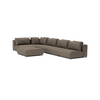 LUXURY LOUNGE SET LEFT CORNER 230 x 450 (7',5" x 14',8")