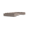 LUXURY LOUNGE SET U-SOFA 340 x 680 x 340 (11',2" x 22',3" x 11',2")