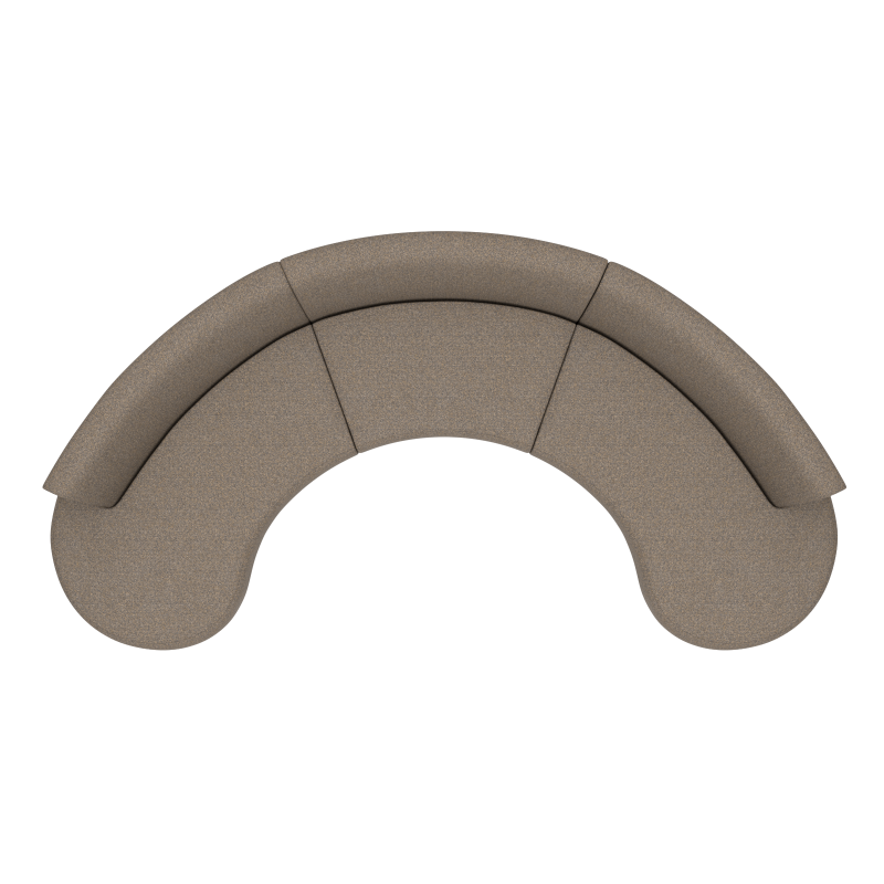 BENDED SOFA - DELUXE CHARCOAL