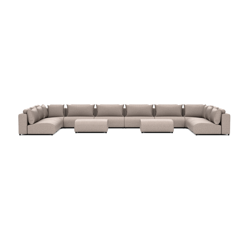 LUXURY LOUNGE SET U-SOFA 340 x 680 x 340 (11',2