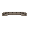 LUXURY LOUNGE SET U-SOFA 340 x 570 x 340  (11',2" x 18',7" x 11',2")