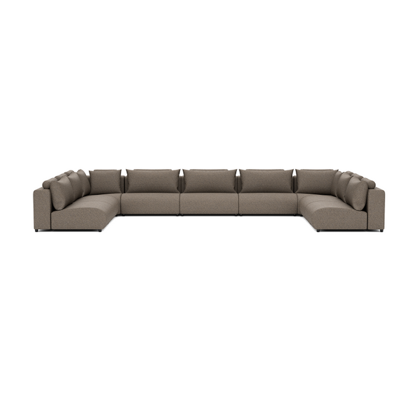 LUXURY LOUNGE SET U-SOFA 340 x 570 x 340  (11',2" x 18',7" x 11',2")