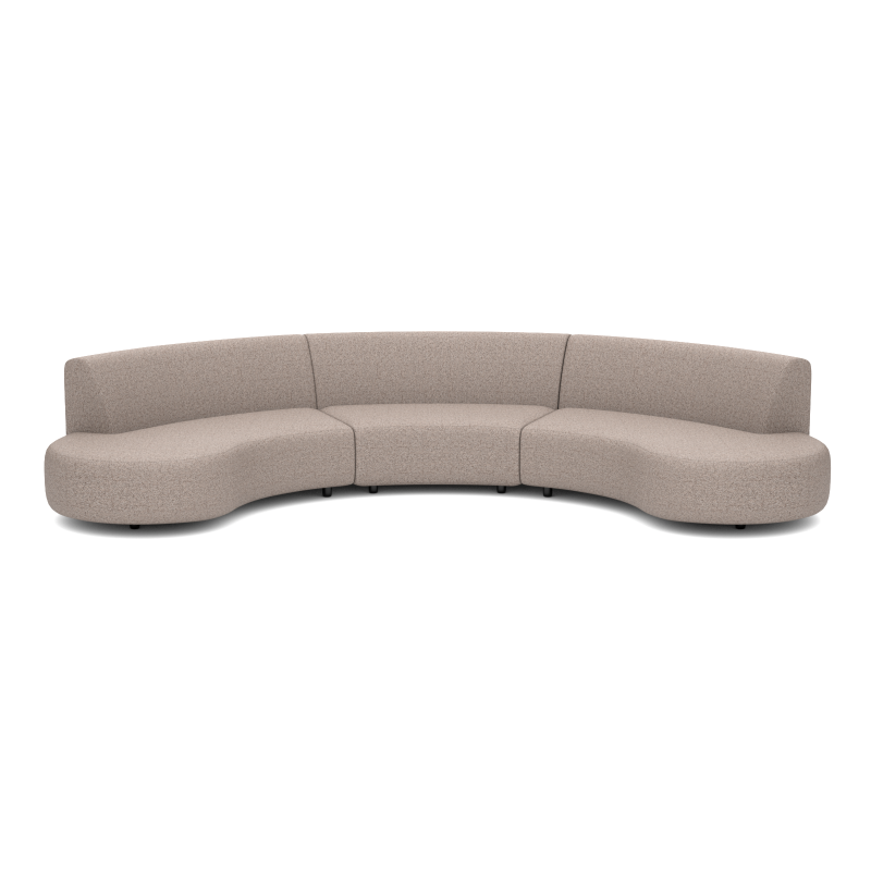 BENDED SOFA - DELUXE LIGHT TAUPE