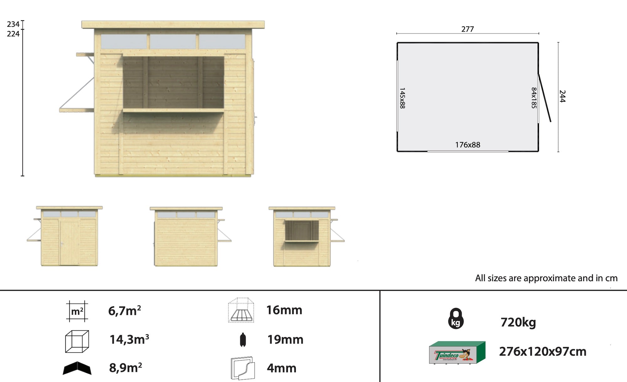 Claus Outdoor Kiosk