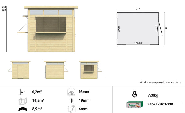 Claus Outdoor Kiosk