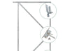 Complete Iron Door Frame Set 61"x 36" (155x90cm)