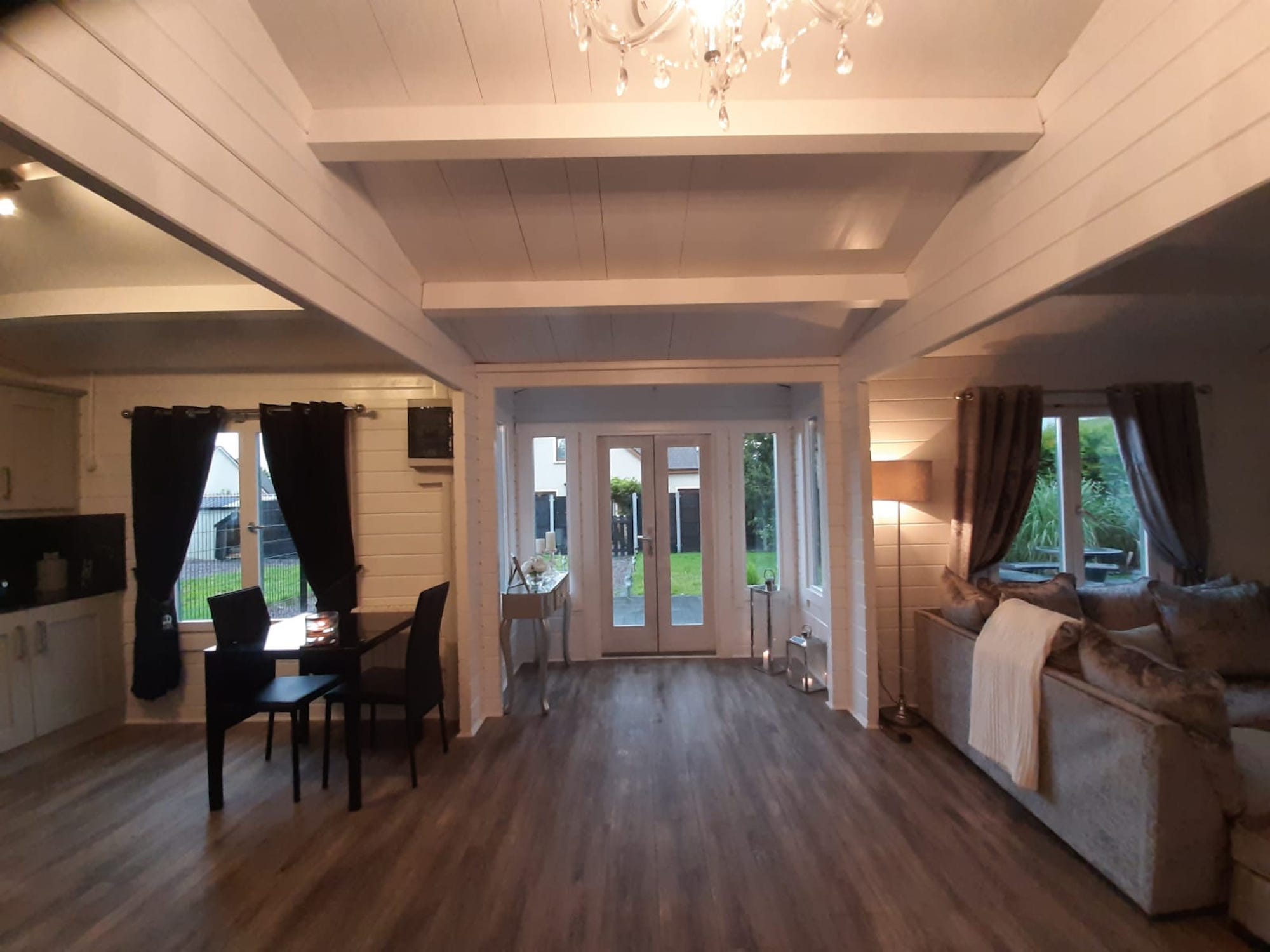 Mullingar 70MM  Log Cabin Cottage Prefab Affordable House 28' x 26' (728 SQ FT)