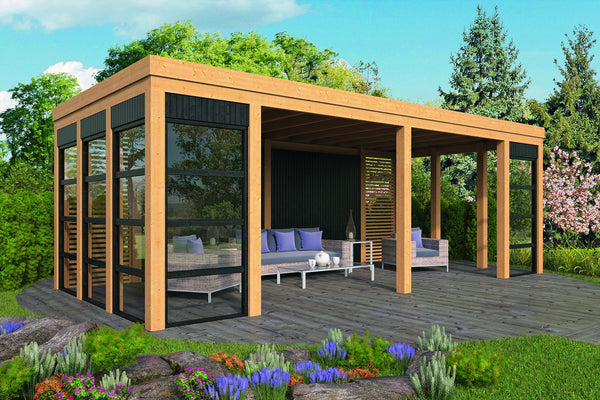 Miami Glass Wall Module (W 39" x H 92")