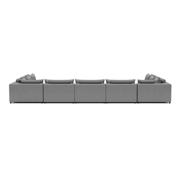 LUXURY LOUNGE SET U-SOFA 340 x 570 x 340  (11',2" x 18',7" x 11',2")