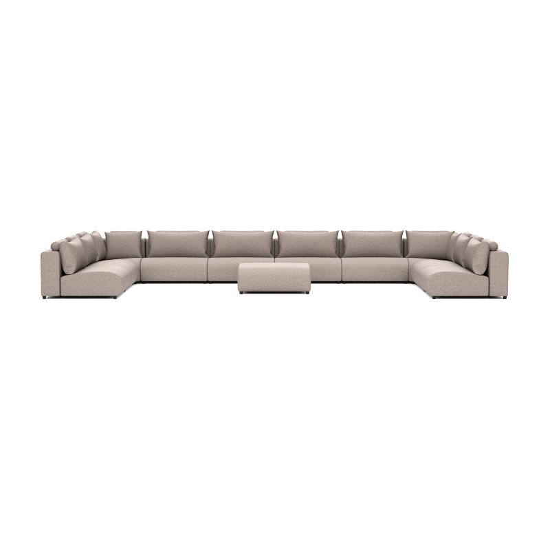 LUXURY LOUNGE SET U-SOFA 340 x 680 x 340 (11',2