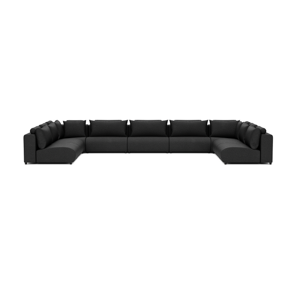 LUXURY LOUNGE SET U-SOFA 340 x 570 x 340  (11',2" x 18',7" x 11',2")