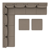 LUXURY LOUNGE SET CORNER 450 x 450 (14',8" x 14',8")