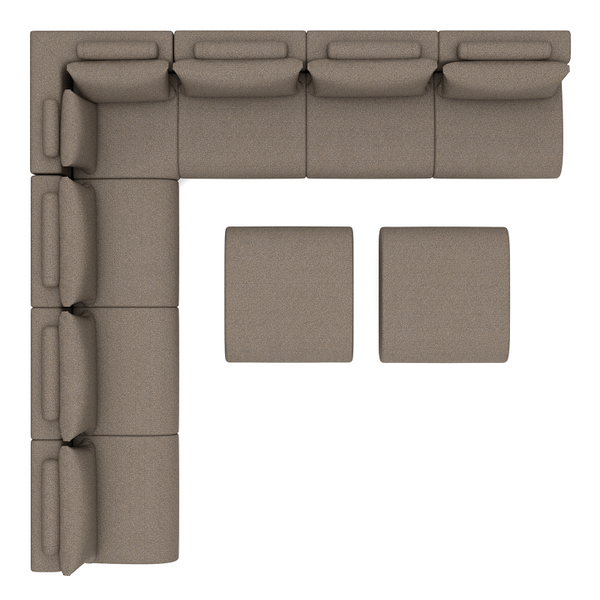 LUXURY LOUNGE SET CORNER 450 x 450 (14',8" x 14',8")