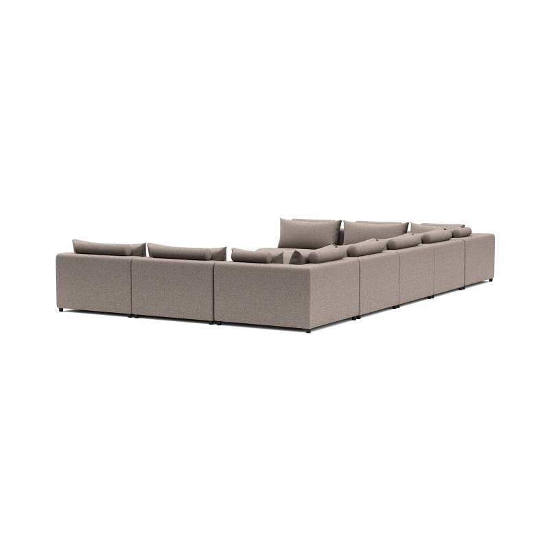 LUXURY LOUNGE SET U-SOFA 340 x 570 x 340  (11',2