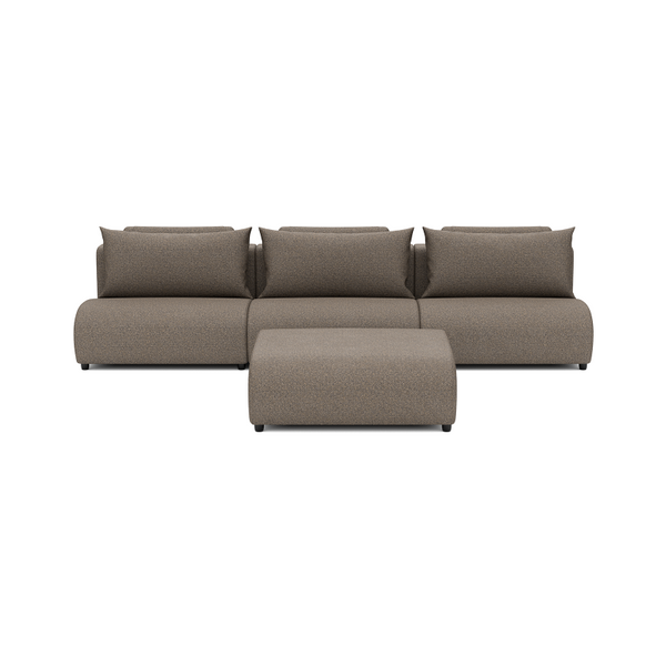 LUXURY LOUNGE SET STRAIGHT 330 (10',8") + OTTOMAN