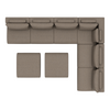 LUXURY LOUNGE SET RIGHT CORNER 450 x 340 (14',8" x 11',2")