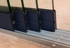 Black Complete Glass Sliding Wall Set 490cm (16'.1")